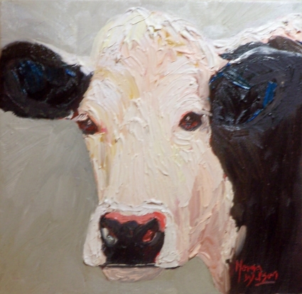 Black and White Irish Cow
