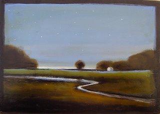 Feb 3 Daily Painting Tonalist Farm Landscape $39.50 No Reserve