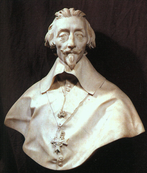 Bust Of Cardinal Armand de Richelieu
