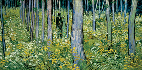 Undergrowth With Two Figures