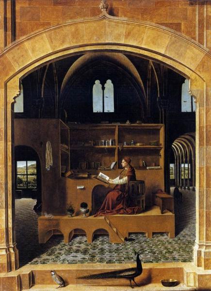 Saint Jerome in his Study