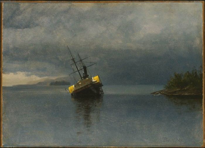 Wreck Of The Ancon In Loring Bay, Alaska