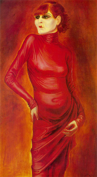 Portrait of the Dancer Anita Berber