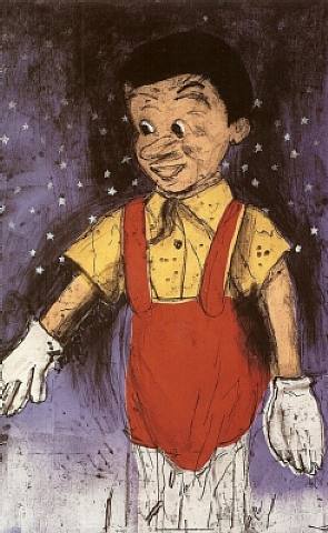 Pinocchio's Blue Wall