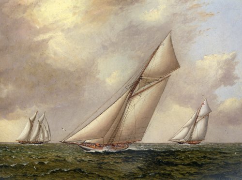 Vigilant vs. Valkyrie II In The 1895 America's Cup