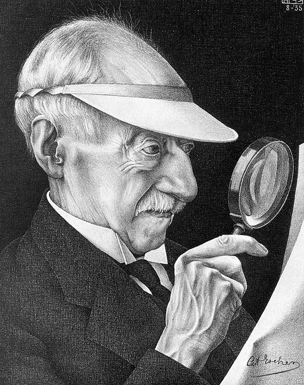 Portrait of the Engineer G. A. Escher,The Artist's Father