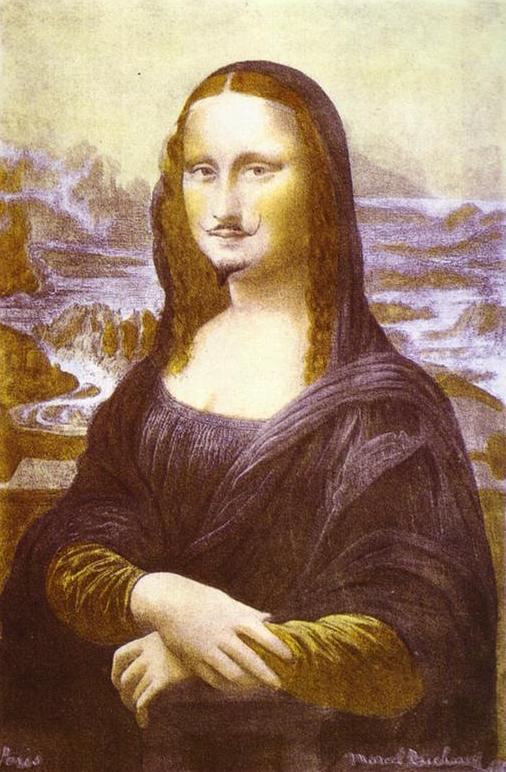 Mona Lisa With a Moustache