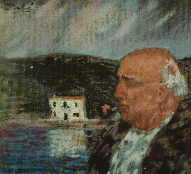 The Artist's Father at Llane Beach