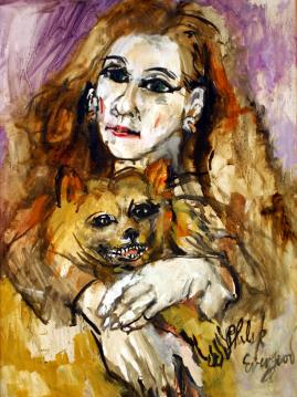 Girl With Dog