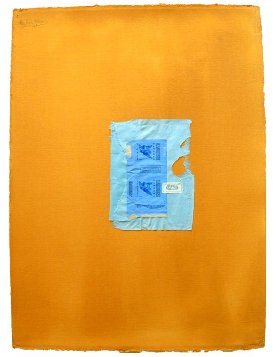 In Yellow Ochre With Two Blues