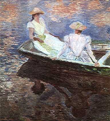 Jeunes Filles En Barque