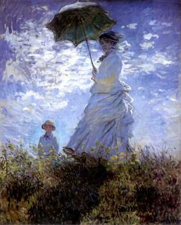 La Promenade, La Femme A L'Ombrelle