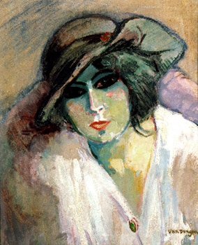 Woman in a Green Hat