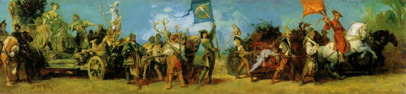 The Anniversary Parade Feast Wagen of the Hunt