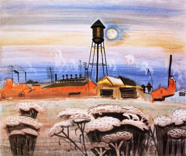 Watertower and Queen Ann's Lace