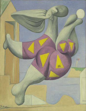 Bather With Beach Ball