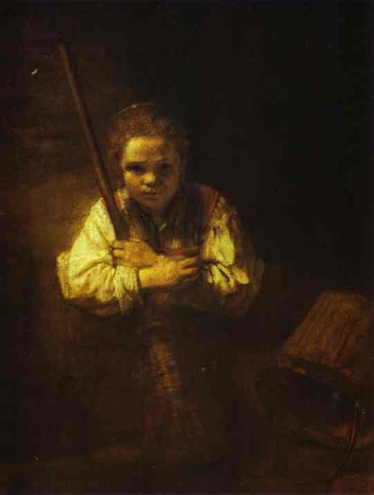 Girl With A Broom