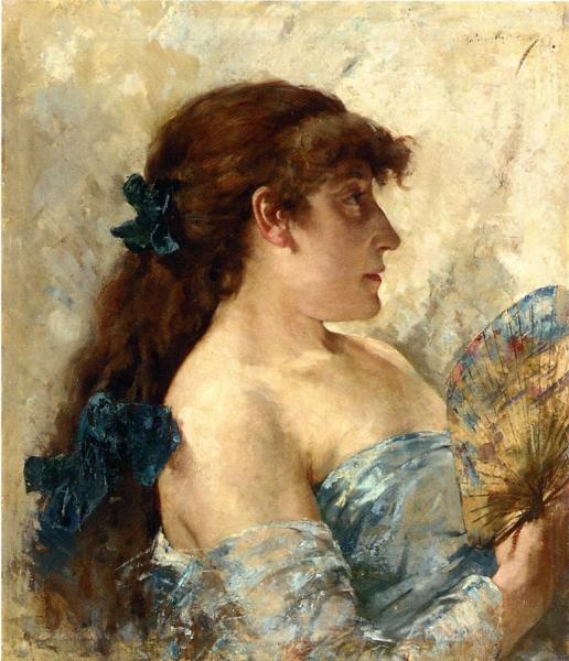 Woman with a Fan