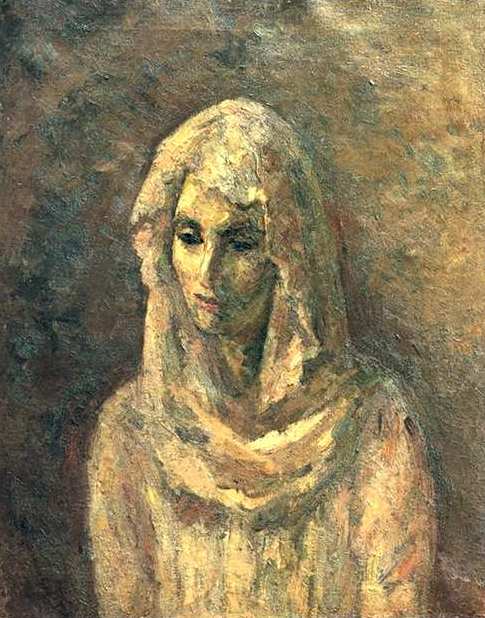 Wearing A White Shawl