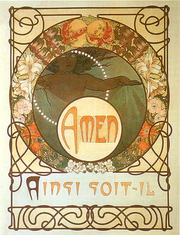 Alphonse Mucha Amen