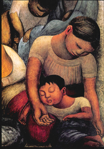Diego Rivera Mother and child Sleeping