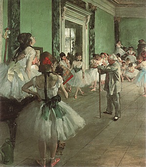 Edgar Degas Dance Class 1874