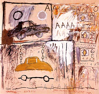 Jean-Michel-Basquiat Cadillac Moon 1981