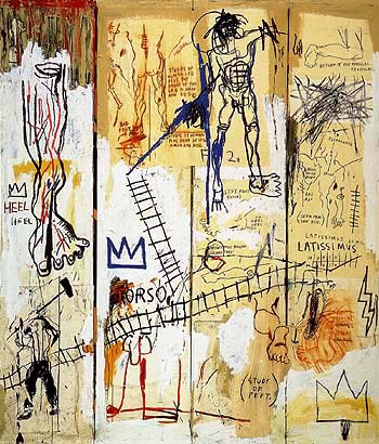 Jean-Michel-Basquiat Leonardo da Vinci s Greatest Hits 1982