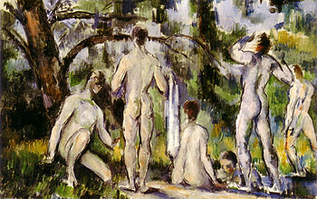 Paul Cezanne Bathers Study 1890