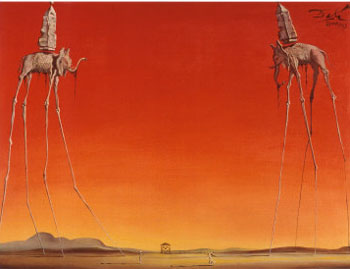 Salvador Dali Elephants 1948