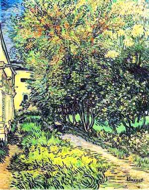 Vincent van Gogh The Garden of the Asylum St Remy 1889