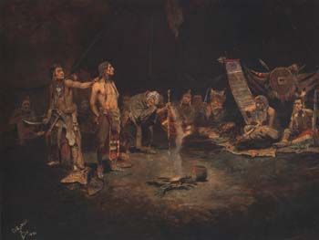 Charles M Russell The Defiant Culprit 1895