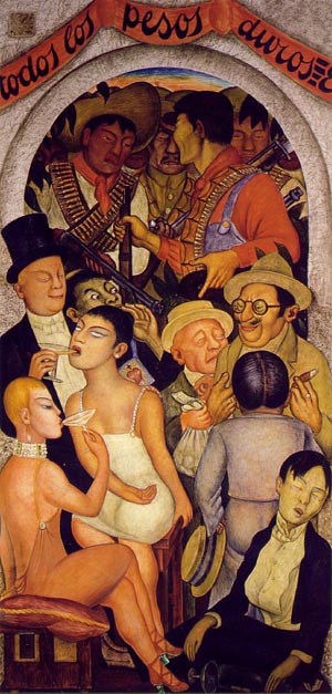 Diego Rivera Night of the Rich1923-28