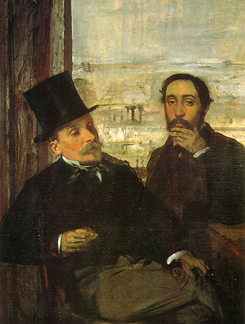 Edgar Degas The Artist and His Friend Evariste de Valernes 1865