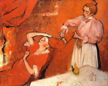 Edgar Degas Woman Having Her Hair Combed La Coiffure 1896