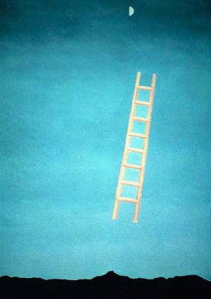 Georgia OKeeffe Ladder to the Moon 1958