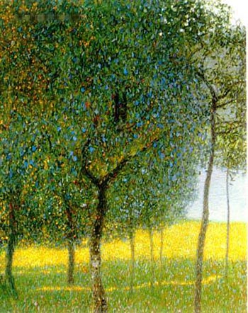 Gustav Klimt Fruit Trees by the Lake