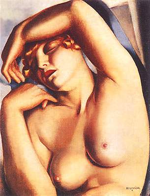 Tamara de Lempicka Sleeping Woman 1930
