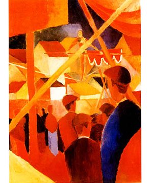 Auguste Macke Seiltanzer oil painting reproduction
