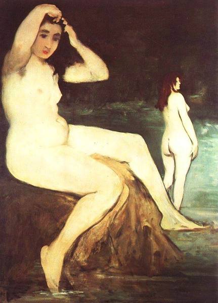 Bathers on the Seine Edourd Manet oil painting