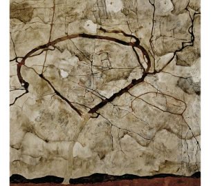 Egon Schiele Autumn Tree in Turbulent Air