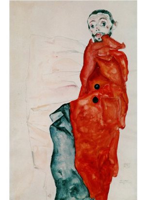 Egon Schiele Self Portait as a Prisoner oil painting