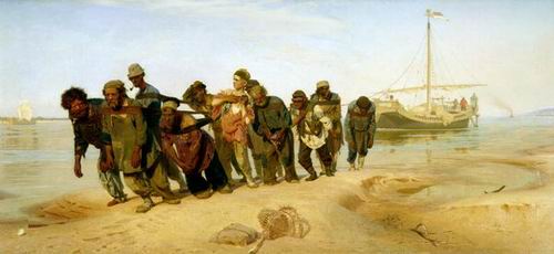 Ilya Repin Volga Bargemen
