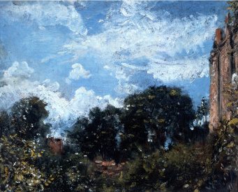 John Constable Study of Sky and Trees at Hampstead, London
