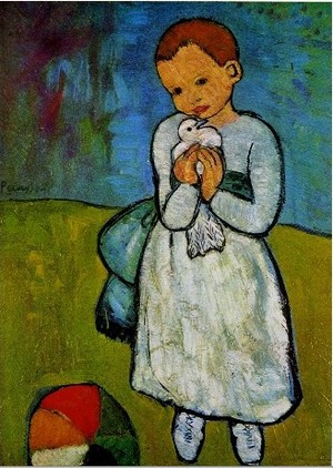 Pablo Picasso le enfant au pigeon 1901