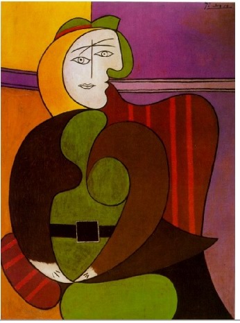 Pablo Picasso Le fauteuil rouge oil painting