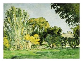 Paul Cezanne Trees at Jas de Bouffan
