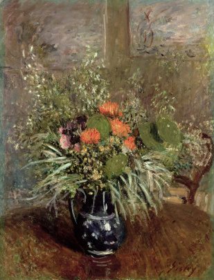 Sisley Alfred Still Life of Wild Flowers oil painting