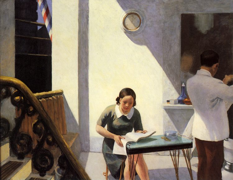 The Barber Shop 1931 by Edward Hopper