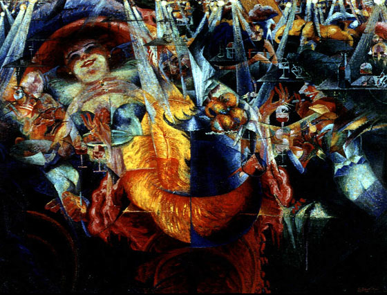 Umberto Boccioni The Laugh